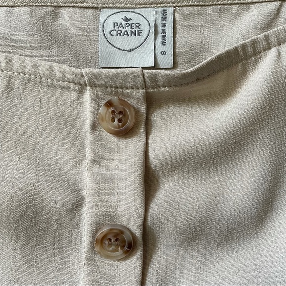 NWOT Paper Crane Tiered Babydoll Tank Top - Small - Picture 4 of 10